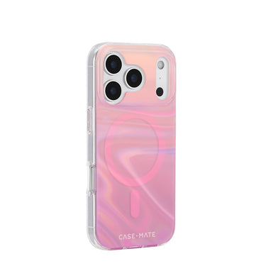 Case-Mate Peach Bubble MagSafe Case for iPhone 17 Pro - Iridescent